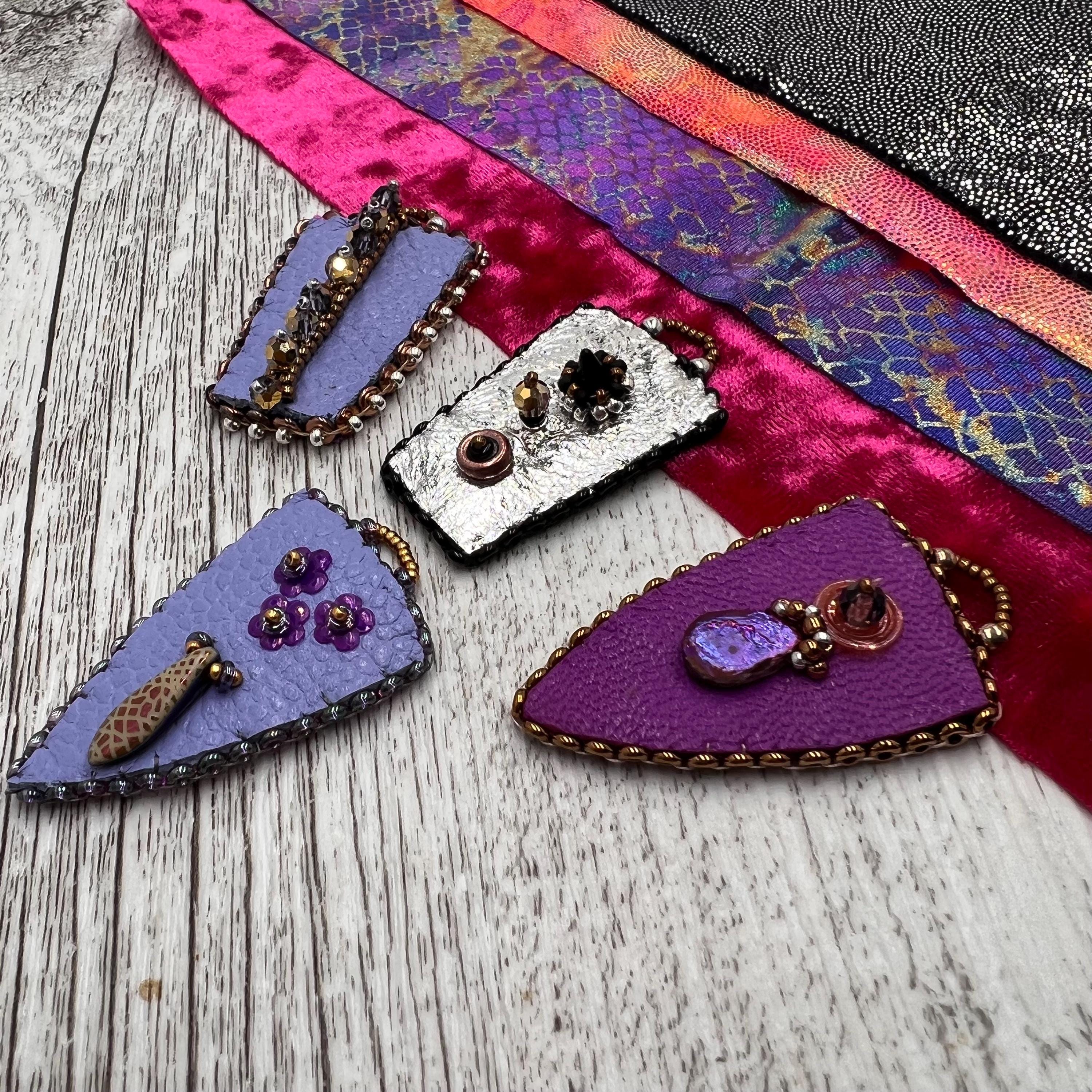 Embroidered Earrings